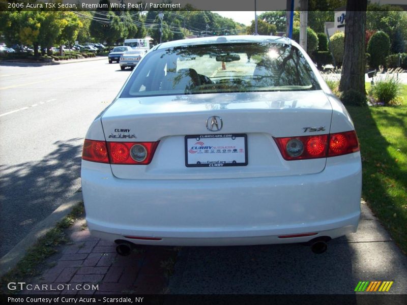 Premium White Pearl / Parchment 2006 Acura TSX Sedan