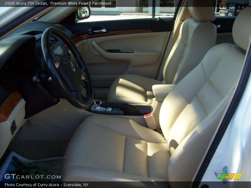 Premium White Pearl / Parchment 2006 Acura TSX Sedan