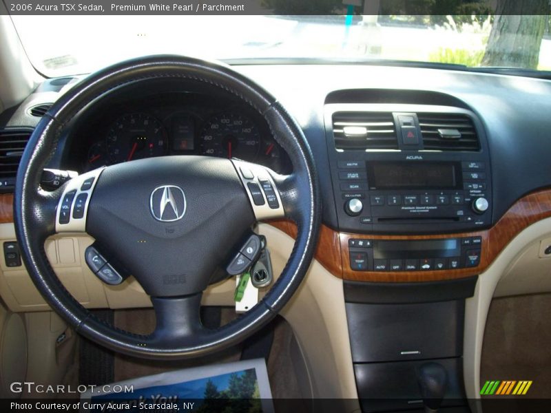 Premium White Pearl / Parchment 2006 Acura TSX Sedan