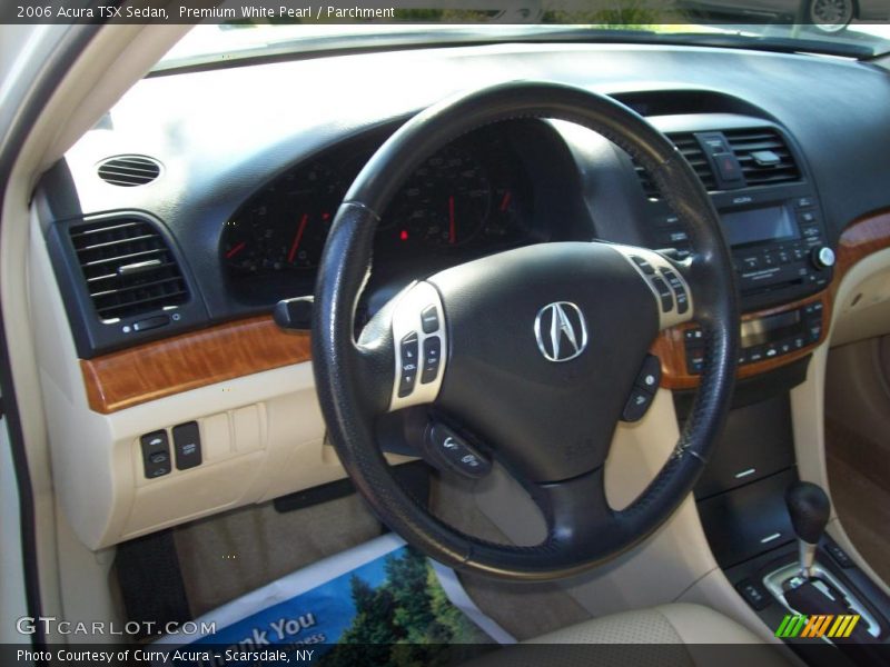Premium White Pearl / Parchment 2006 Acura TSX Sedan