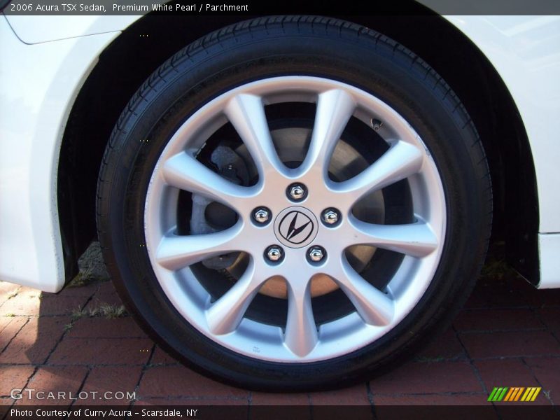 Premium White Pearl / Parchment 2006 Acura TSX Sedan
