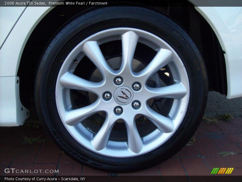 Premium White Pearl / Parchment 2006 Acura TSX Sedan