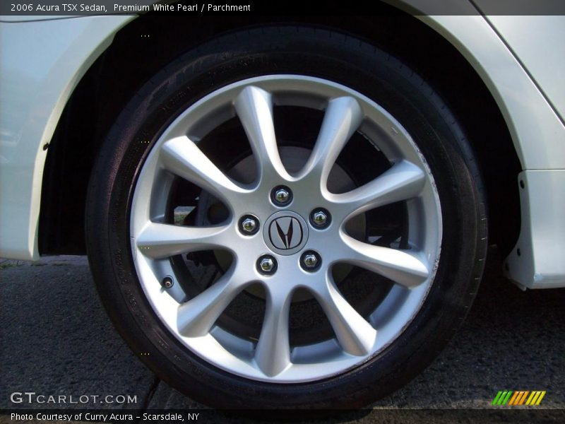 Premium White Pearl / Parchment 2006 Acura TSX Sedan