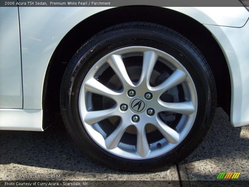 Premium White Pearl / Parchment 2006 Acura TSX Sedan