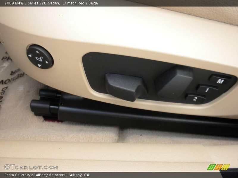 Crimson Red / Beige 2009 BMW 3 Series 328i Sedan