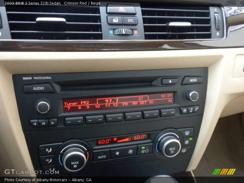 Crimson Red / Beige 2009 BMW 3 Series 328i Sedan