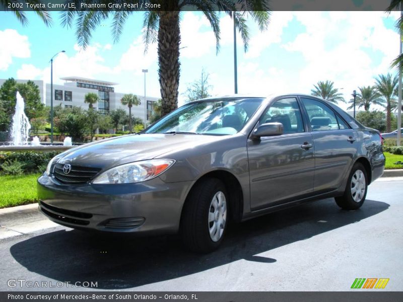 Phantom Gray Pearl / Stone 2002 Toyota Camry LE