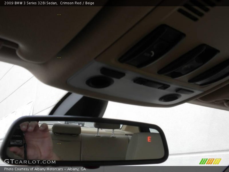 Crimson Red / Beige 2009 BMW 3 Series 328i Sedan