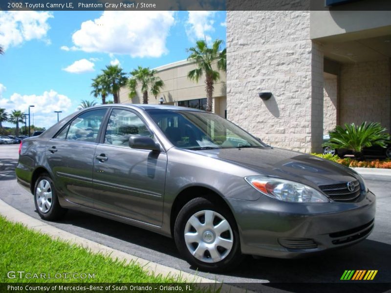 Phantom Gray Pearl / Stone 2002 Toyota Camry LE