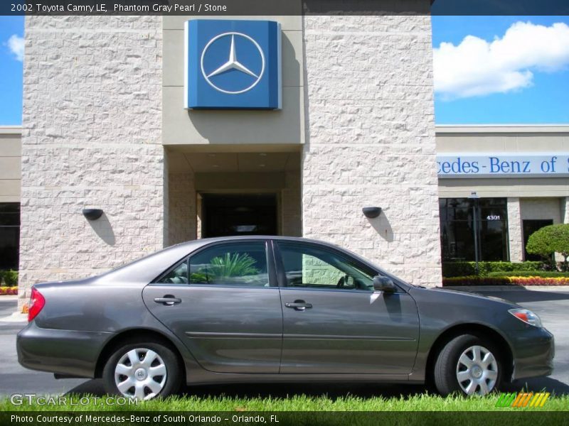 Phantom Gray Pearl / Stone 2002 Toyota Camry LE