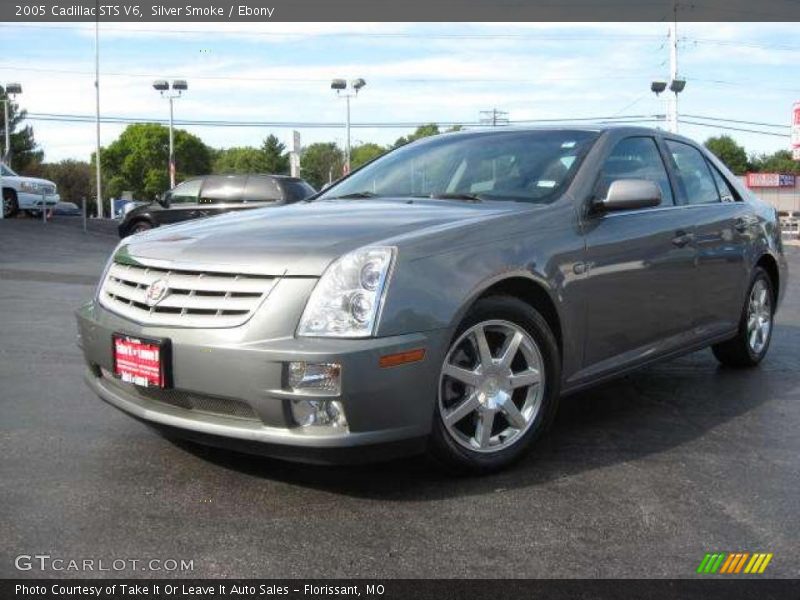 Silver Smoke / Ebony 2005 Cadillac STS V6