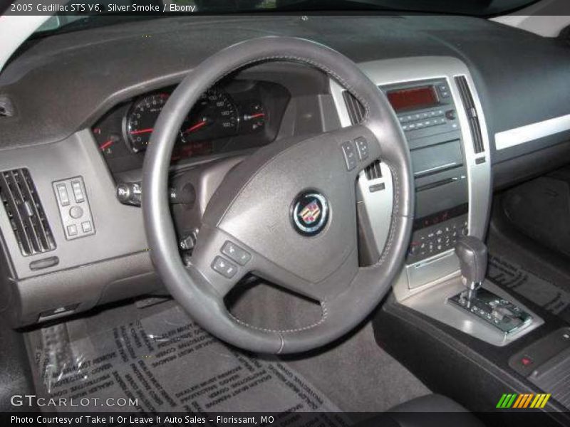 Silver Smoke / Ebony 2005 Cadillac STS V6