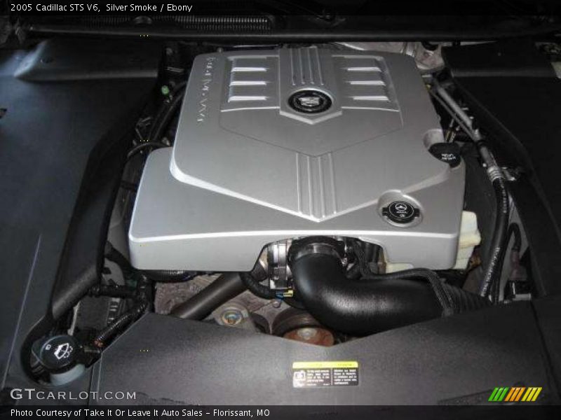 Silver Smoke / Ebony 2005 Cadillac STS V6