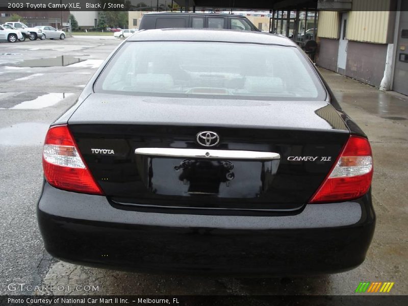 Black / Stone 2003 Toyota Camry XLE