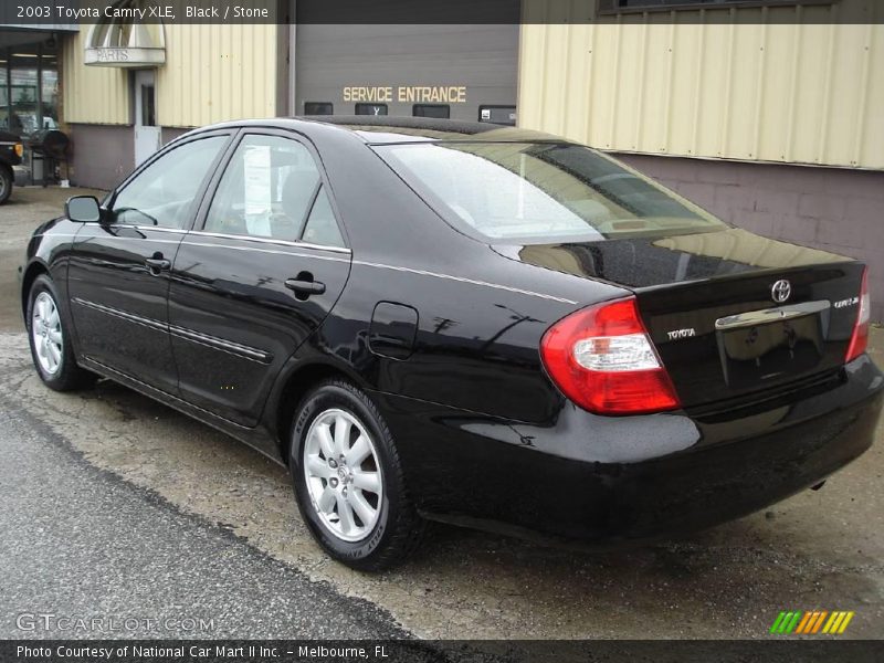 Black / Stone 2003 Toyota Camry XLE