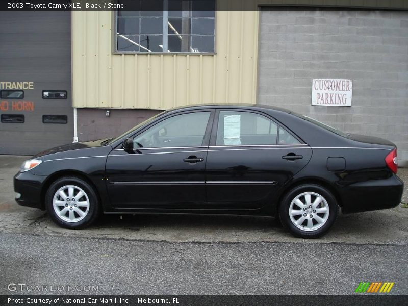 Black / Stone 2003 Toyota Camry XLE