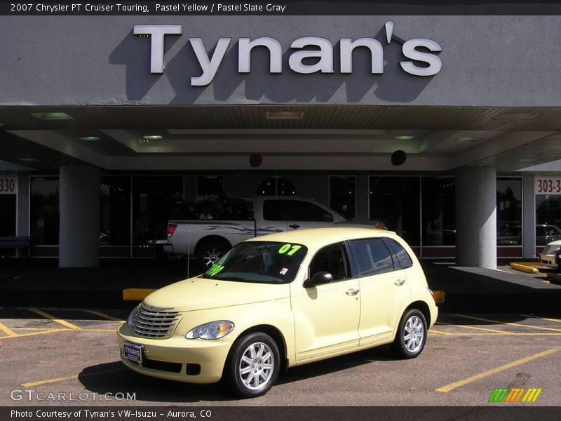 Pastel Yellow / Pastel Slate Gray 2007 Chrysler PT Cruiser Touring