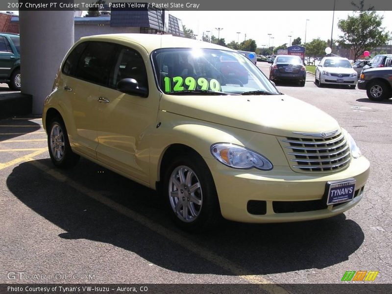 Pastel Yellow / Pastel Slate Gray 2007 Chrysler PT Cruiser Touring
