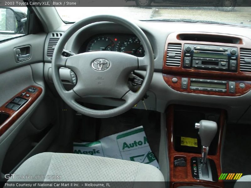 Black / Stone 2003 Toyota Camry XLE