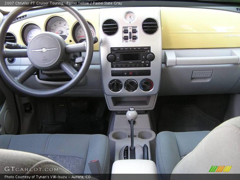 Pastel Yellow / Pastel Slate Gray 2007 Chrysler PT Cruiser Touring