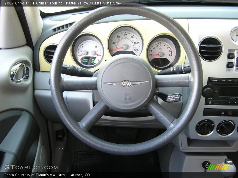 Pastel Yellow / Pastel Slate Gray 2007 Chrysler PT Cruiser Touring