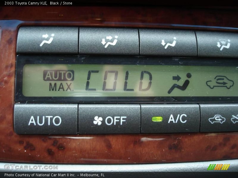 Black / Stone 2003 Toyota Camry XLE