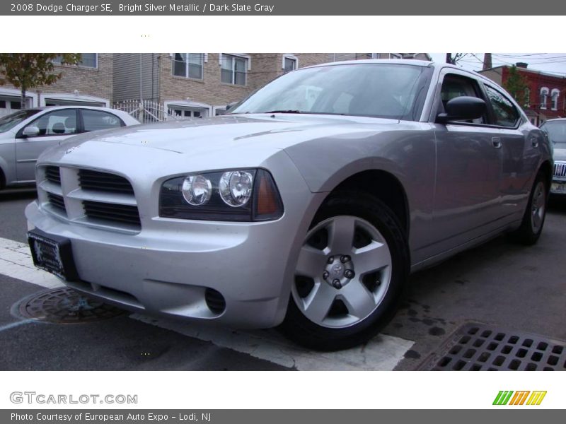 Bright Silver Metallic / Dark Slate Gray 2008 Dodge Charger SE
