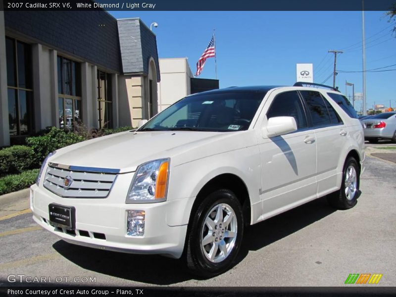 White Diamond / Light Gray 2007 Cadillac SRX V6