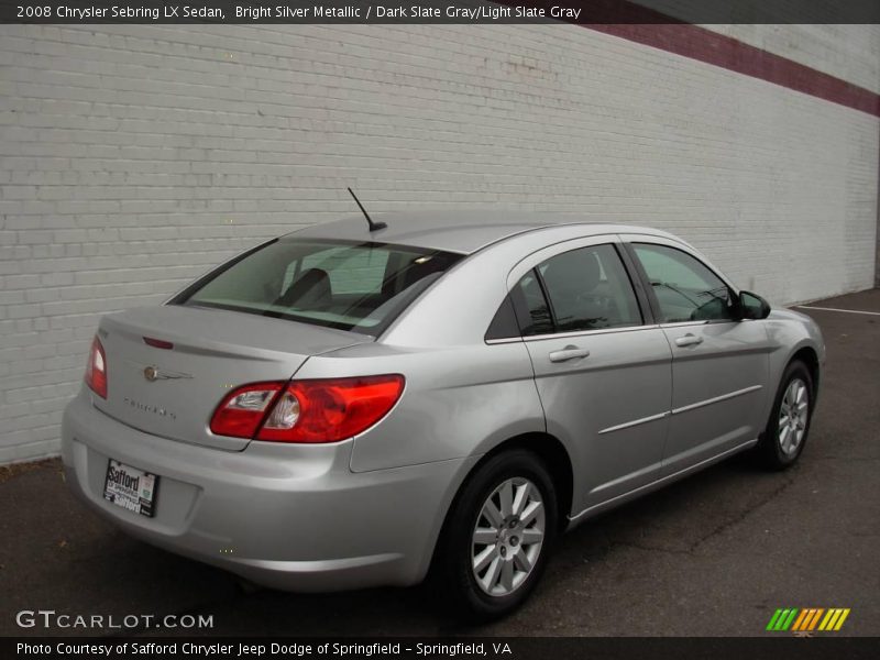 Bright Silver Metallic / Dark Slate Gray/Light Slate Gray 2008 Chrysler Sebring LX Sedan