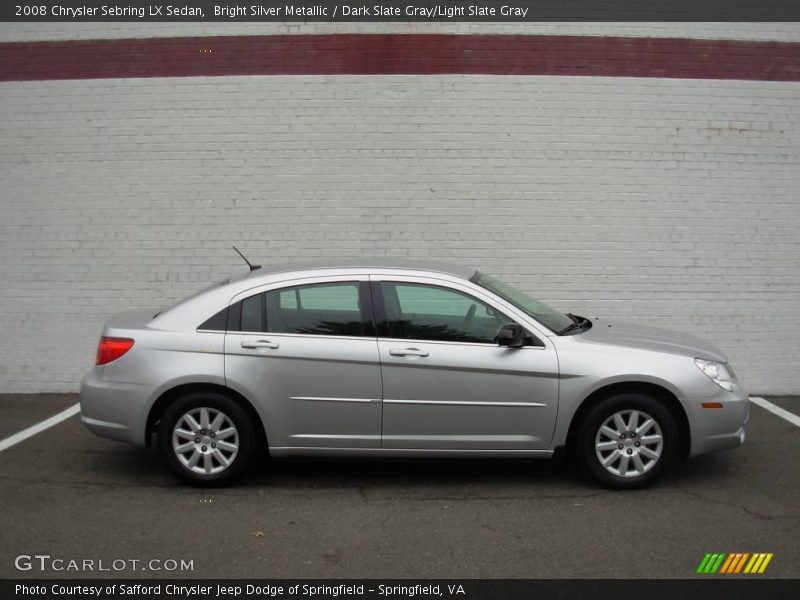 Bright Silver Metallic / Dark Slate Gray/Light Slate Gray 2008 Chrysler Sebring LX Sedan