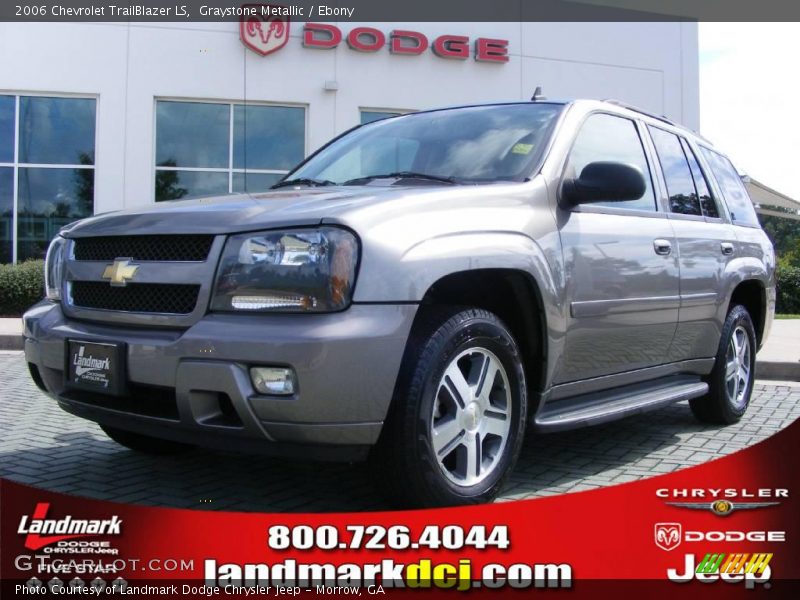 Graystone Metallic / Ebony 2006 Chevrolet TrailBlazer LS
