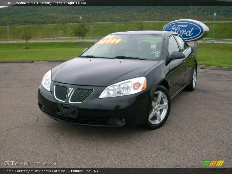Black / Light Taupe 2006 Pontiac G6 GT Sedan