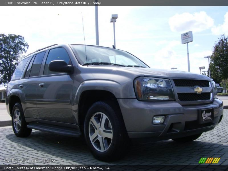 Graystone Metallic / Ebony 2006 Chevrolet TrailBlazer LS