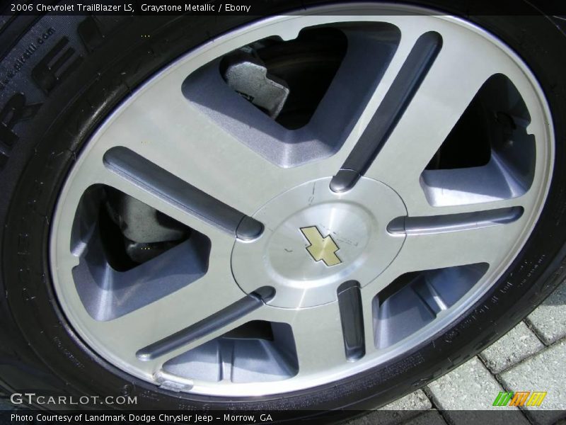 Graystone Metallic / Ebony 2006 Chevrolet TrailBlazer LS