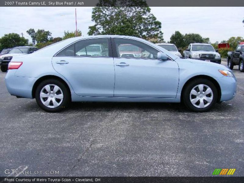Sky Blue Pearl / Ash 2007 Toyota Camry LE