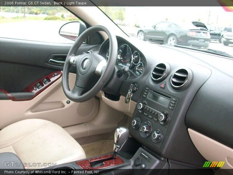 Black / Light Taupe 2006 Pontiac G6 GT Sedan