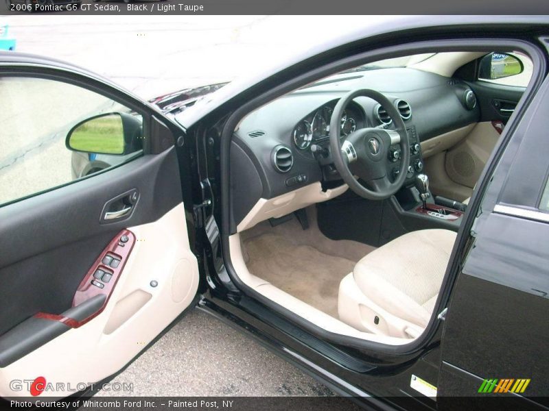 Black / Light Taupe 2006 Pontiac G6 GT Sedan