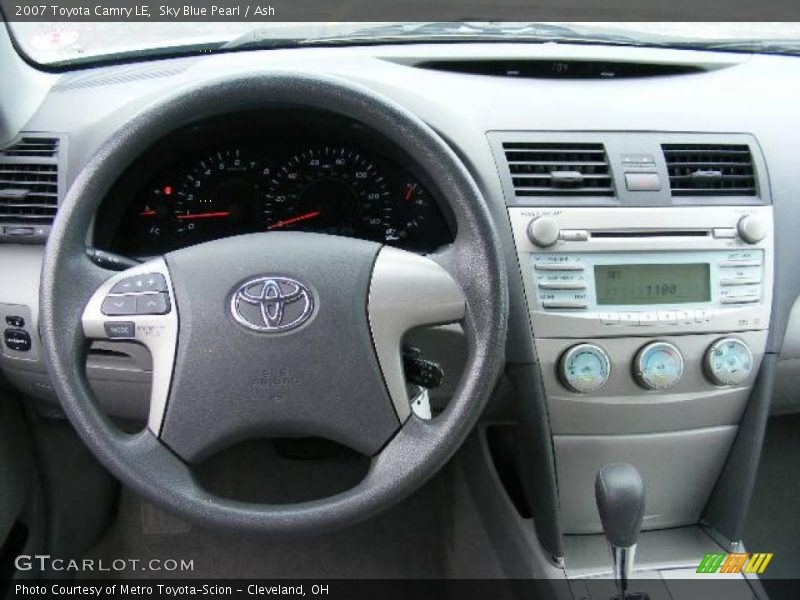 Sky Blue Pearl / Ash 2007 Toyota Camry LE