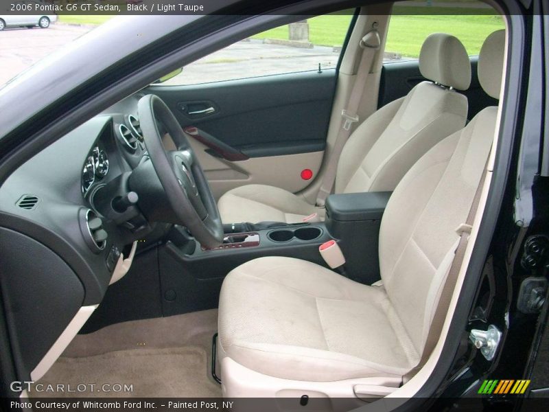 Black / Light Taupe 2006 Pontiac G6 GT Sedan