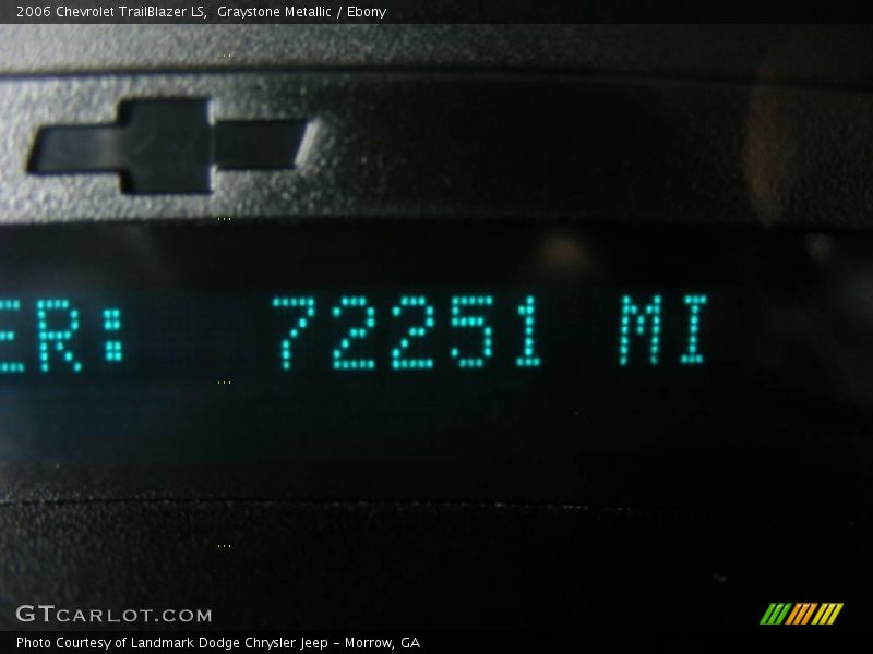 Graystone Metallic / Ebony 2006 Chevrolet TrailBlazer LS