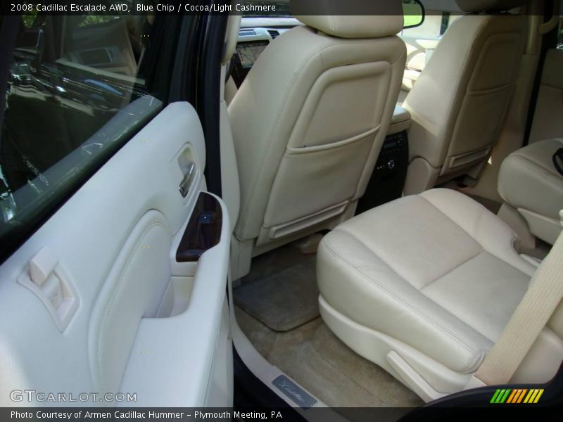 Blue Chip / Cocoa/Light Cashmere 2008 Cadillac Escalade AWD