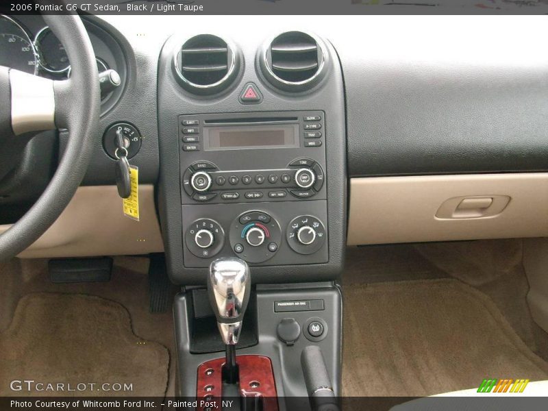 Black / Light Taupe 2006 Pontiac G6 GT Sedan