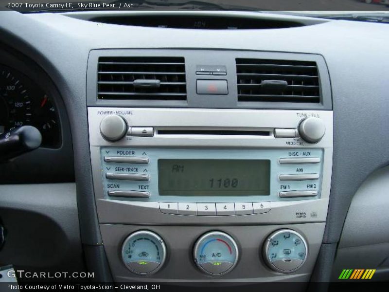 Sky Blue Pearl / Ash 2007 Toyota Camry LE