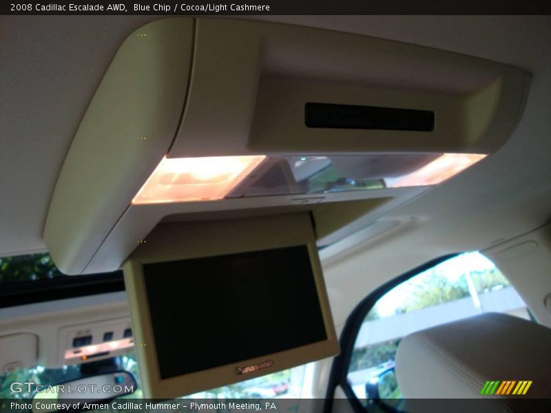 Blue Chip / Cocoa/Light Cashmere 2008 Cadillac Escalade AWD