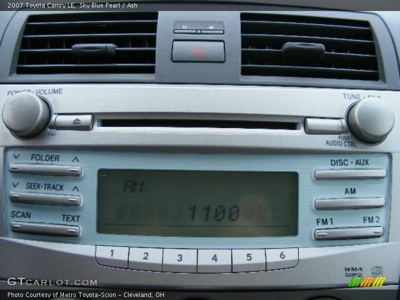 Sky Blue Pearl / Ash 2007 Toyota Camry LE