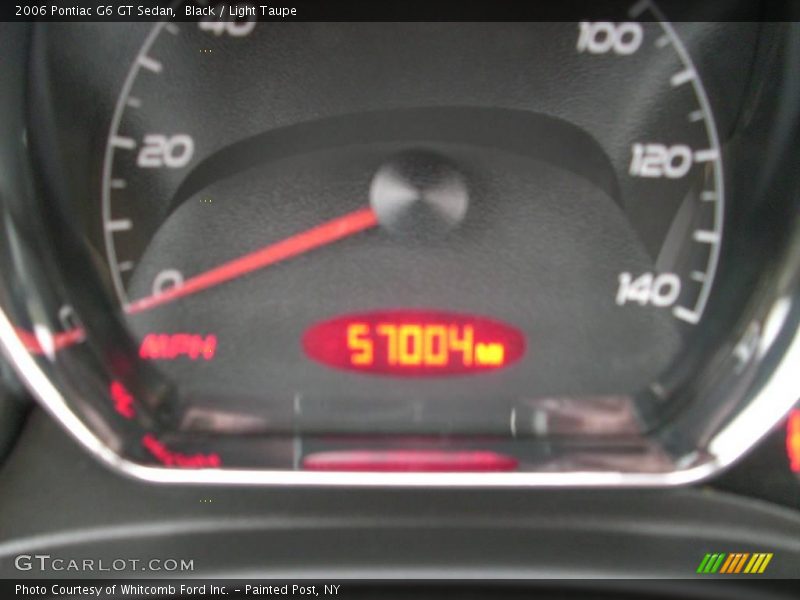 Black / Light Taupe 2006 Pontiac G6 GT Sedan