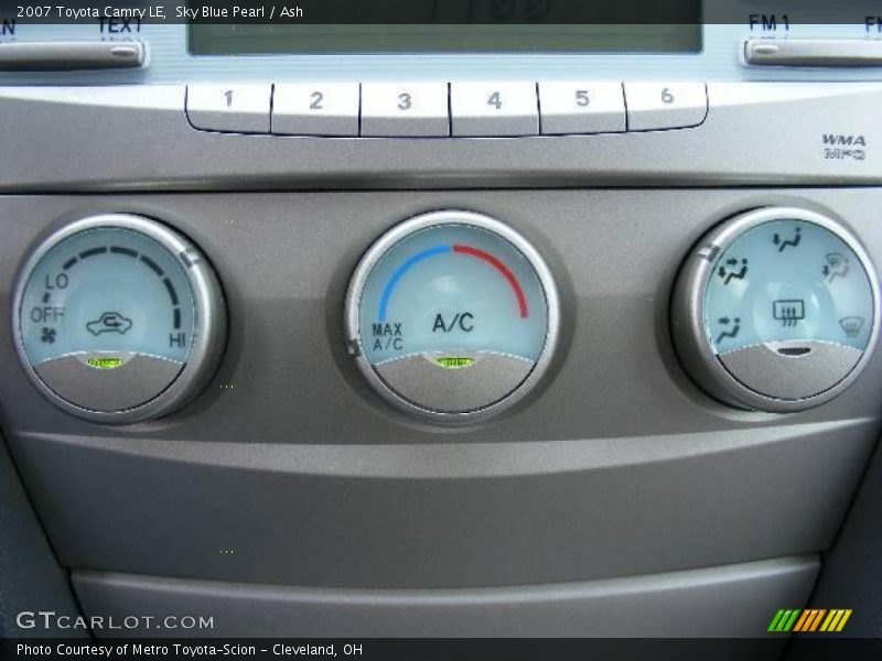 Sky Blue Pearl / Ash 2007 Toyota Camry LE
