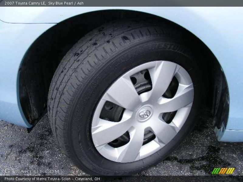Sky Blue Pearl / Ash 2007 Toyota Camry LE