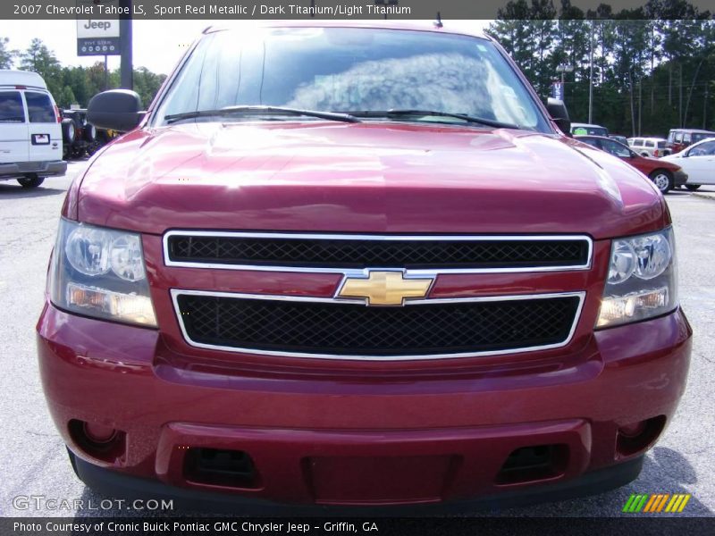 Sport Red Metallic / Dark Titanium/Light Titanium 2007 Chevrolet Tahoe LS