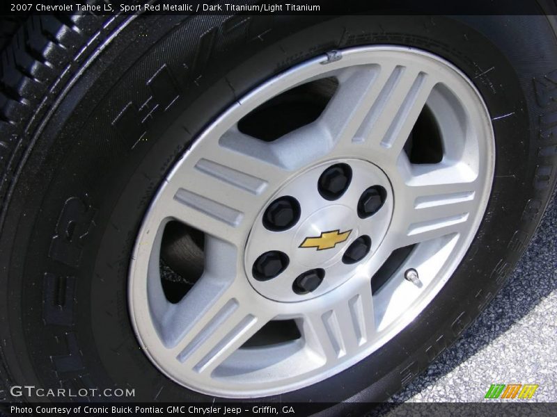 Sport Red Metallic / Dark Titanium/Light Titanium 2007 Chevrolet Tahoe LS